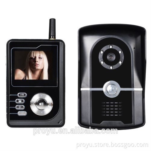 IP55 Waterproof Design 12 Ringtones Camera Intercom Doorbell Video Doorphone with ID Cards